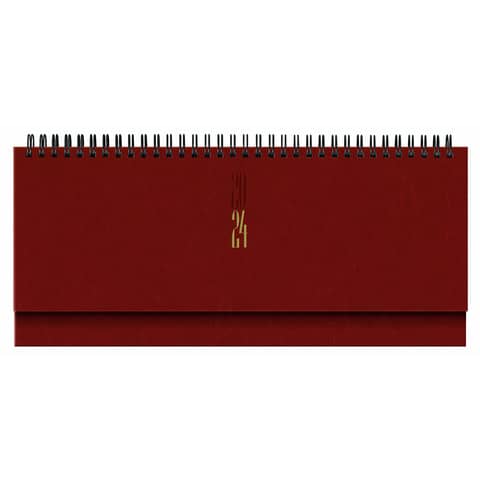 Planning 2026 spiralato 29,8x10,5 cm Gommato rosso 26-023000403C